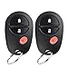 YITAMOTOR 2 Key Fob Replacement 3 Button Keyless Entry Remote Control Transmitter for GQ43VT20T