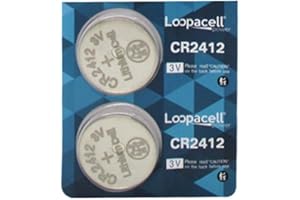 LOOPACELL CR2412 2412 3V Lithium 2 Batteries