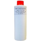 24K Gold Plating Solution, 24K Electroplating Solution, Immersion Plating Gold Solution, 8oz