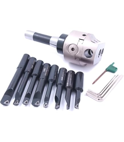 2 Inch Boring Head MT2 Shank 9Pcs 1/2 Inch Rod Boring Bar Set For - View #8