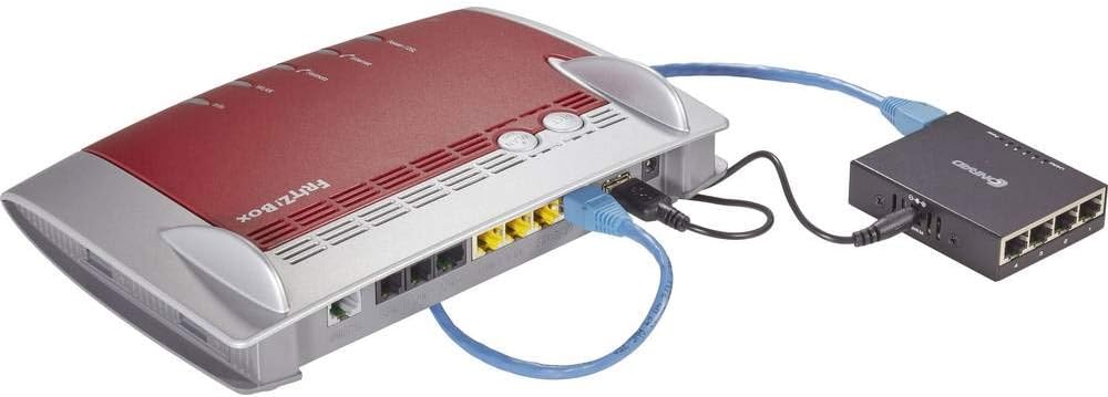 RENKFORCE Network Switch RF-4270245 4 Ports 1 GBit/s USB Power Supply, Black - Image 4