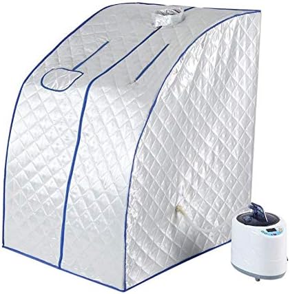 Clouday サウナ スチームサウナボックス 家庭用スチームサウナボックス 満月汗スチームサウナボックス スチームサウナ 燻蒸機 モミ 遠赤外線スパ 折りたたみ式 血液循環 体重を減らし 毒素を取り除き ストレスを減らし 疲れが取れる 防爆 漏れ防止 安全健康 家庭用 Richly