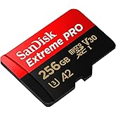 SanDisk Extreme Pro Micro SDXC UHS-I U3 A2 V30 Memory Card (256GB)