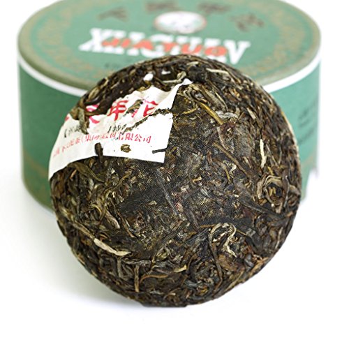 Puerh Tea - Raw Pu erh Tee Cake - Jiaji Grade A - 100g / 3.5oz 2016 Year Xia Guan Tuocha Boxed - Chinese Yunnan Xiaguan Puer Pu'er Tea Pu-erh Tee – Bild 3
