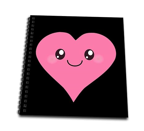 Amazoncom 3drose Db1131061 Cute Smiling Pink Heart