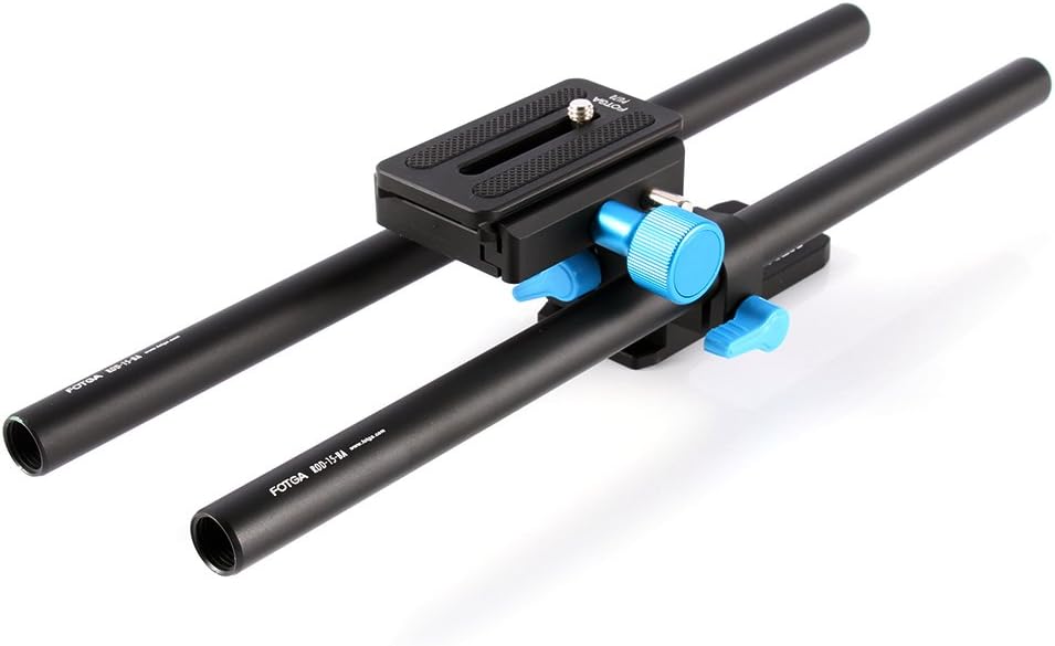 Fotga DP3000 M3 15mm Rod Schiene Quick Release Grundplatte Schnellwechselplatte für DSLR Follow Focus Rig - Image 3