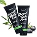 AsaVea Black Mask Peel off Mask With Brush 80g- Charcoal Blackhead Remover Deep Cleaning Facial Mask for Face & Nose, Pore Shrinking, Acne & Oil Control, Anti Aging