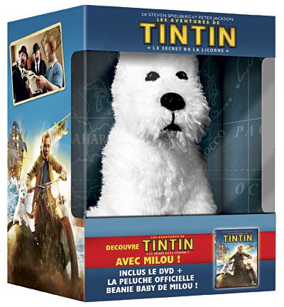 Tintin Le Secret De La Licorne - Coffret Peluche + Dvd