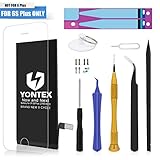 YONTEX Battery Model iP 6S Plus - Brand New 0 Cycle - with Replacement Repair Tool Kits , Adhesive Strip , Instruction and Screen Protector [24-Month Warranty]