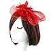 Acecharming Women's Wedding Cocktail Party Derby Fascinators Hat with Hairclip