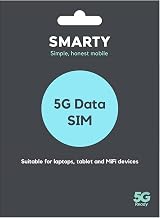 SMARTY Unlimited Data SIM 1 Month Plan No Contract EU Roaming