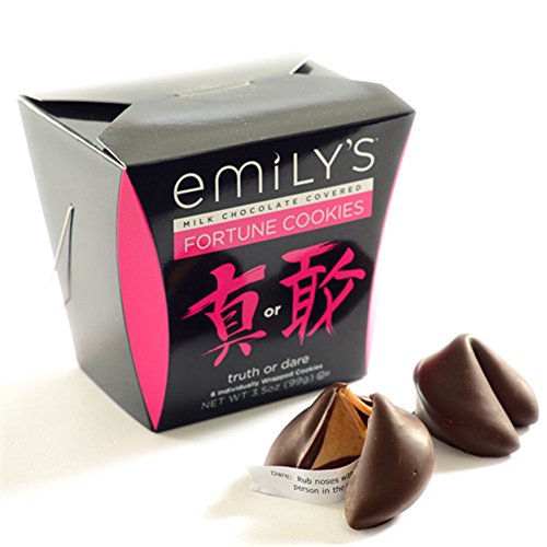 Emily's Milk Chocolate Covered Fortune Cookies Truth or Dare