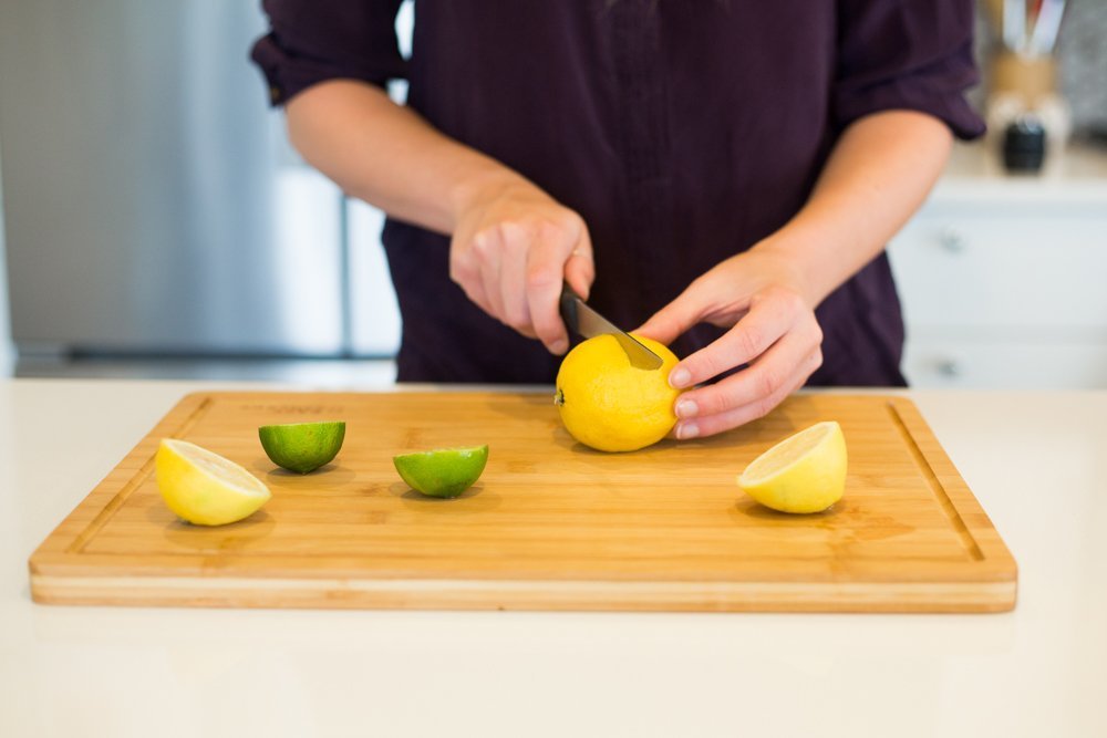 EXTRA LARGE Bamboo Cutting Board for Kitchen with Juice Groove - Thick, Non-Slip Laminated Layers for Meat Carving (Butcher Block) - Anti Microbial Chopping Board for Fruits, and Vegetables - 17x12.5
