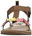 OshKosh B'Gosh Unisex-Adult Colette Girl's Flower T-Strap Sandal