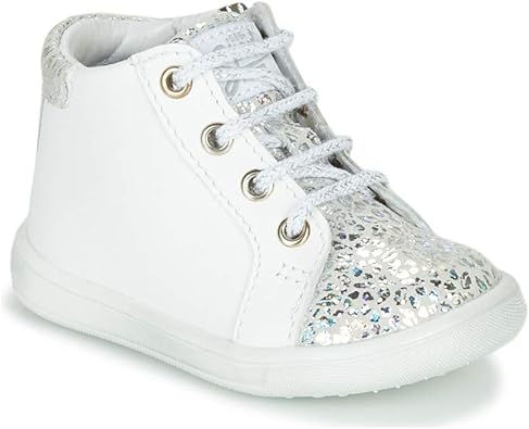 Girls white high top trainers Clearance
