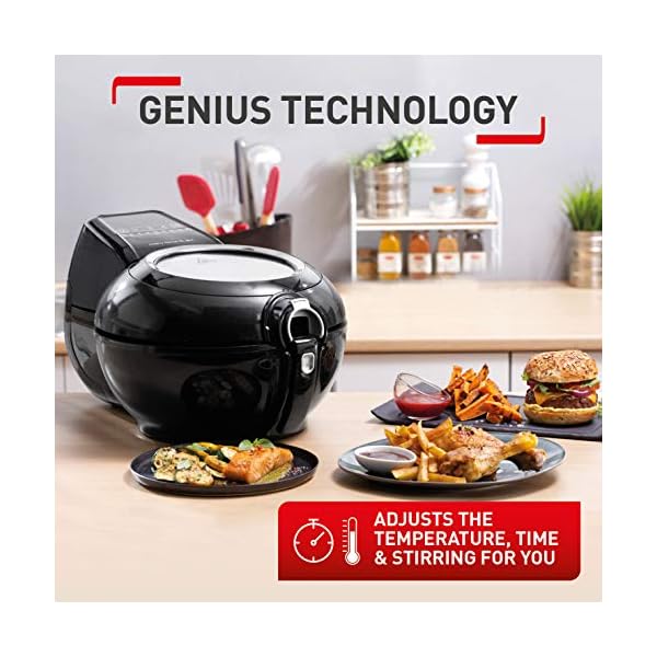 Tefal-ActiFry-Genius-XL-AH960840-Health-Air-Fryer-Black-17-kg-8-Portions Tefal ActiFry Genius XL AH960840 Health Air Fryer, Black, 1.7 kg, 8 Portions