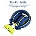POWMEE M1 Kids Headphones Wired Headphone for Kids,Stereo Tangle-Free,3.5MM Jack Wire Cord On-Ear Headphone for Children (Blue)thumb 2