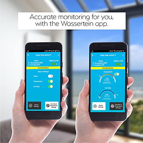 [Updated Version] Wasserstein Smart Water Leak Detector with App