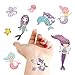 Kreatwow Mermaid Tattoos Temporary for Mermaid Scale Temporary Tattoo 176PCS