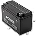 KMG YT7B-BS Sealed Maintenance Free Battery High Performance 12V SMF OEM Replacement Powersport Motorcycle ATV Scooter