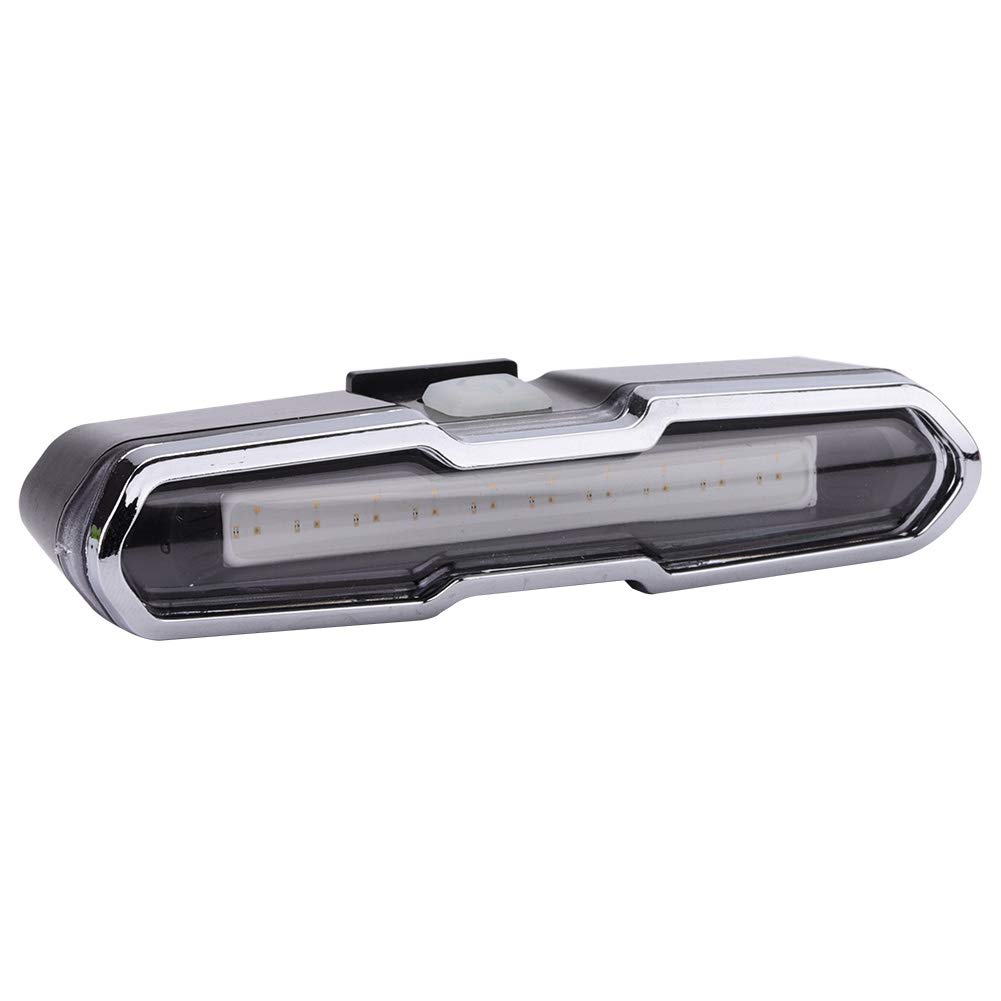 USB Rechargeable Bike Tail Light, LED Bicycle Night Cycling Flashlight Smart Waterproof Safety Warning Brake Signals for Mountain Bike Electric Scooter Men Women Adult(Red+Blue)