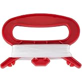 Red D Shape Winder with 100m Line String for Outdoor Sports Flying Kite,Kite Board Tool Kit Kites and Wind Spinners