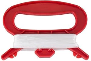 JINSHINING Red D Shape Winder with 100m Line String for Outdoor Sports Flying Kite,Kite Board Tool Kit Kites and Wind Spinners