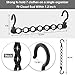 IPOW 6 Pack Magic Hanger Heavy Duty Plastic Closet Space Saving Hanger Wardrobe Clothing Cascading Hanger Organizer for Easy, Wrinkle-free Shirts, Pants, and Coats