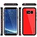 Galaxy S8 Waterproof Case, Punkcase [StudStar Series] [Slim Fit] [IP68 Certified] [Shockproof] [Dirtproof] [Snowproof] Armor Cover for Samsung Galaxy S8 [RED]