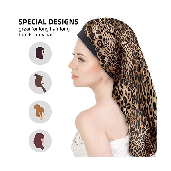 KissDate-3-PCS-Extra-long-Satin-Bonnet-Adjustable-Silk-Night-Sleep-Cap-Sleeping-Head-Cover-with-Wide-Elastic-Band-Hair-Loss-Cap-for-Women-Girl-Sleeping-Spa-Long-Curly-Hair-Protection KissDate 3 PCS Extra long Satin Bonnet, Adjustable Silk Night Sleep Cap, Sleeping Head Cover with Wide Elastic Band, Hair Loss Cap for Women Girl Sleeping Spa Long Curly Hair Protection