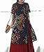 YESNO Women Casual Loose Bohemian Floral Print Dresses Summer Beach Swing Tank Dress with Pockets E01 (E81 Navy Blue, M)