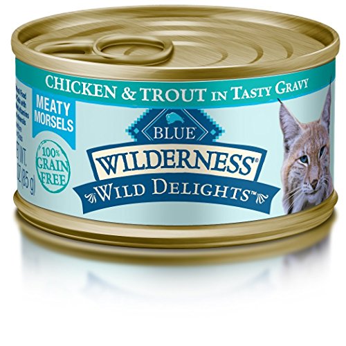Blue Wilderness Wild Delights Grain Free Meaty Morsels Cat Food 3