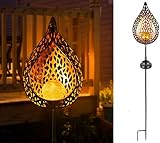 INVURA Solar Lights Outdoor Decorative, Garden Decor for Lawn, Yard, Patio, Waterproof and Fast-Charging Panel