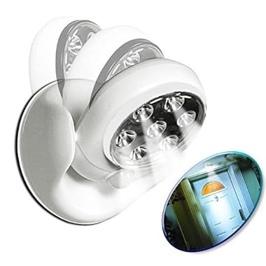 LED Light As Seen On TV Night Lights Cordless Induction Light Base Rotates 360 Motion Sensor Light, Plastic