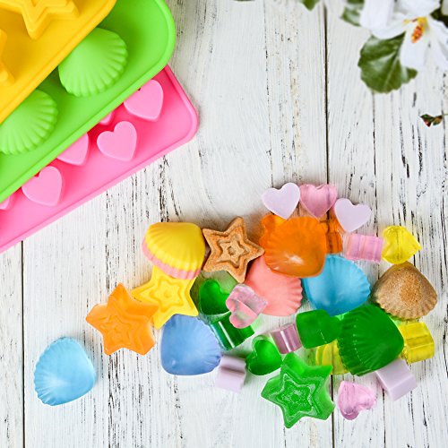 5 Chocolate+Molds+Gummy+Silicone+Including