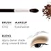 Crown PRO - 5 Piece Eyeshadow Set -Shadow, Crease, Blending, Detail Crease, and Liner Brushes