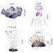 Uniclife 4 Pack Fish Tank Decorations Glowing Effect Aquarium Décor Small Silicone Artificial Jellyfish Coral Plant Ornamentthumb 2