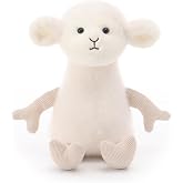 Apricot Lamb Childlike Lamb Sheep Soft Stuffed Animals Plush Toys 7''