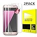 Galaxy S7 Edge Screen Protector Full Screen Coverage 3D PET Screen Protector Film Case Friendly for Samsung Galaxy S7 Edge Clear[2 Pack] Clear New