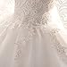Myosotis510 Girls' Lace Princess Wedding Baptism Dress Long Sleeve Formal Party Wear for Toddler Baby Girl (7-8 Years, Red)