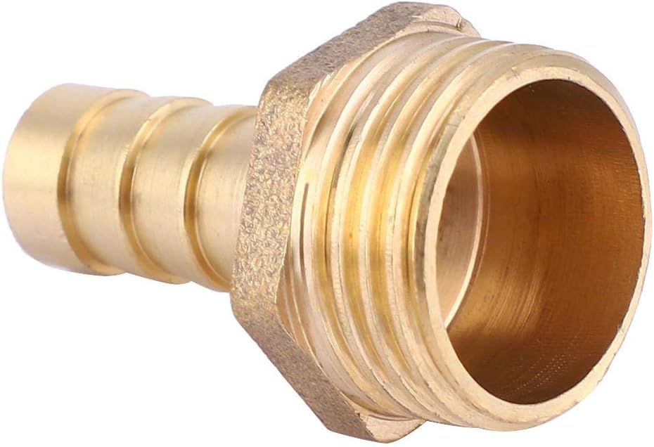 5pcs 10mm Hose Barb Tail Male BSP Connector Brass Fitting Adapter Coupler for Garden Kitchen Outdoor (PC10-063/4) - Image 5