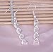 Godyce DNA Serotonin Necklace and Earrings Women Jewelry - Silver Plated with Gift Box (Sets)