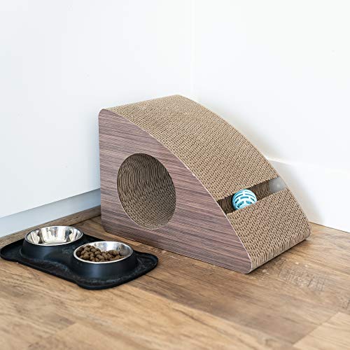 Meowtopia Cat Scratcher Unique Ramp & Lounge for Feline Scratching