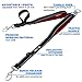 tobedri Comfortable Dual Dog Leash Tangle Free with Shock Absorbing Bungee Reflective 2 Dog Leashes for Large Medium Small Dogs