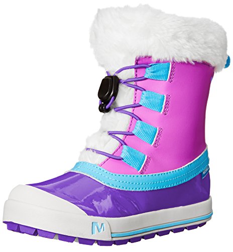 Merrell Spruzzi Waterproof Boot (Little Kid/Big Kid),Purple/Blue,13 M US Little Kid