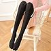 Ikevan Women Girls Thigh High Over The Knee Socks College Wind Warm Soft Knit Cotton Stockings Long Boot Socks Autumn Winter (Black)
