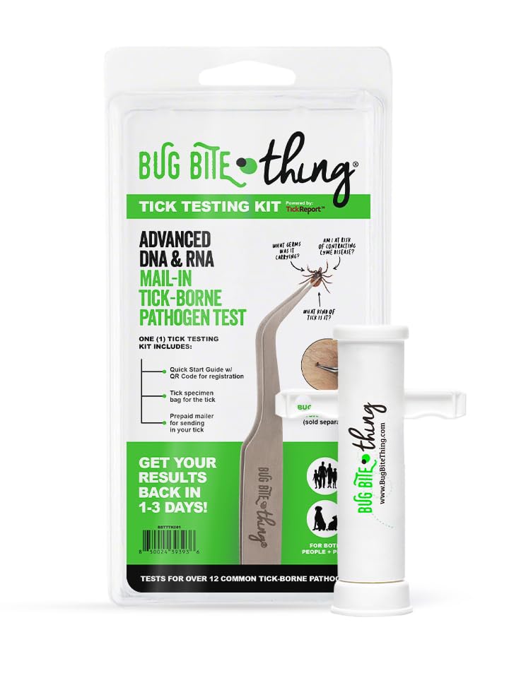 BUG BITE THING Tick Testing Kit Powered by