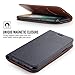 B BELK Case for iPhone X, Premium Leather [Ultra Slim] Flip Wallet Cover Case [Stand Feature] [Card Slots] [Magnetic Closure]