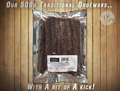 The Biltong Man Droëwors (Chilli Garlic, 500g)
