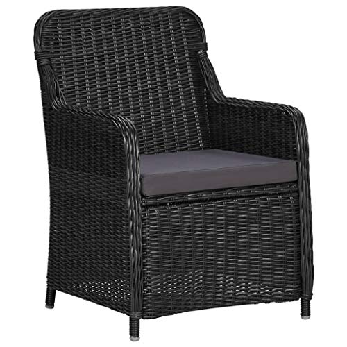 Tidyard 9-TLG Garten-Lounge-Set Rattan Gartenmöbel Gartensofa-Set Garten-Sofagarnitur Sitzgruppe Sonnenliegen… – Bild 3
